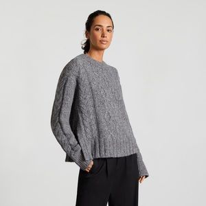 Everlane Cloud Cable-Knit Crew S